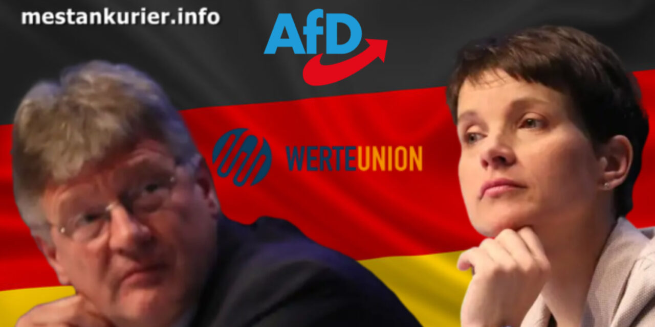 Bývalí předsedové AfD Frauke Petry & Jörg Meuthen podporují vznik nové strany WerteUnion